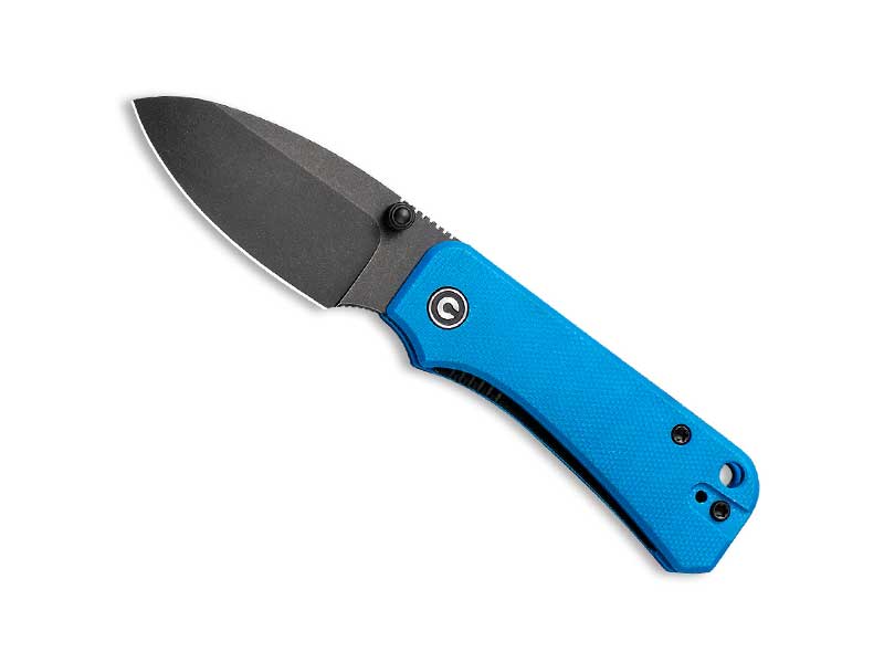 Couteau pliant Civivi Baby Banter blackwash- manche 8 cm G10 bleu
