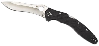 Couteau pliant Spyderco Ulize - manche 14 cm G10 noir