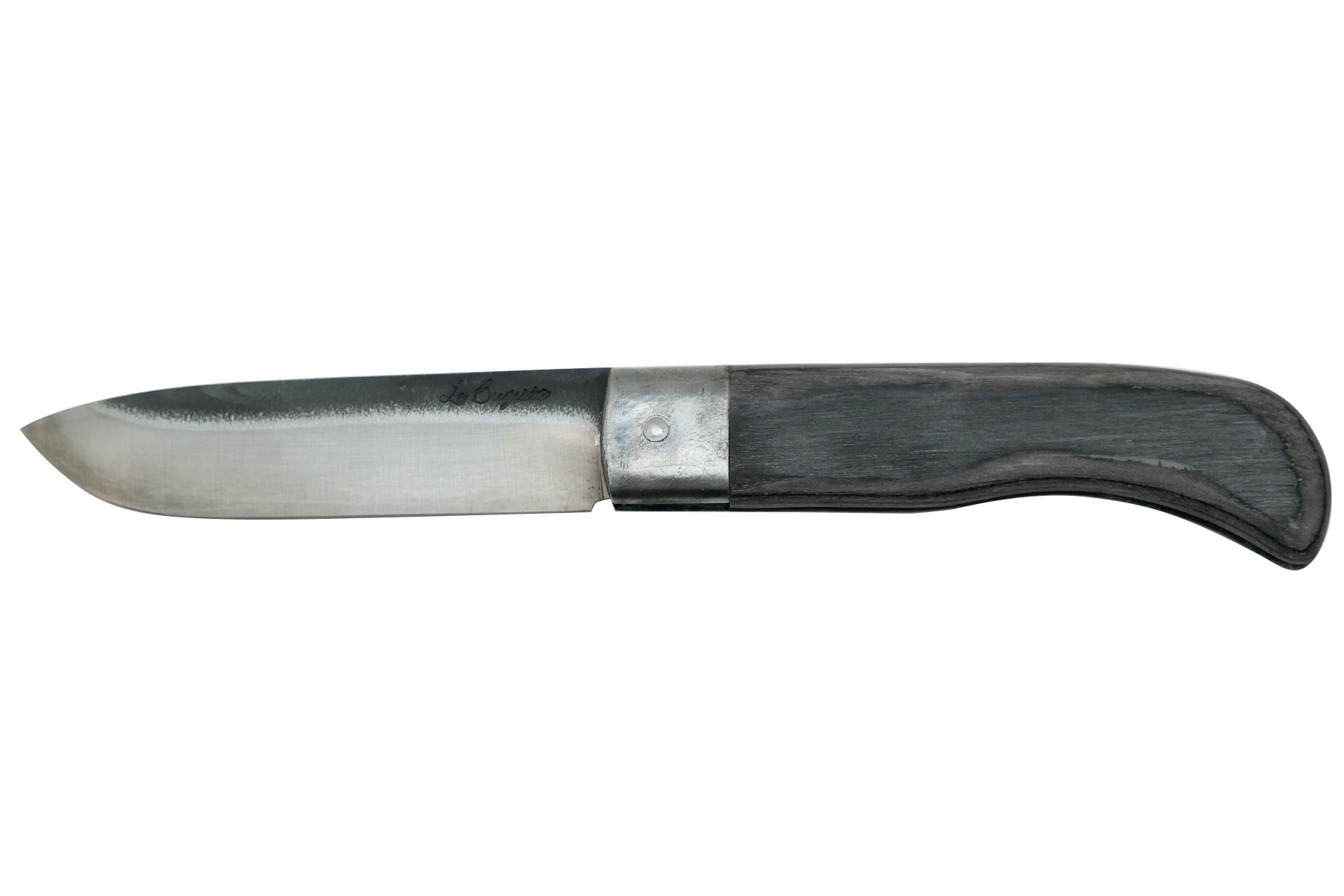 Couteau artisanal pliant Frédéric Maschio modèle Le Bugiste - Action Wood