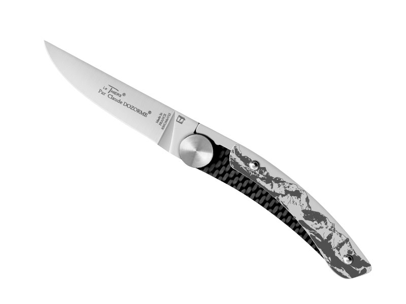 Couteau pliant Le Thiers® Jero C. Dozorme - manche 10.5 cm décor Alpes