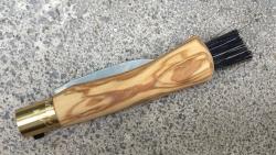 Couteau pliant à champignons Old Bear - manche 11 cm olivier