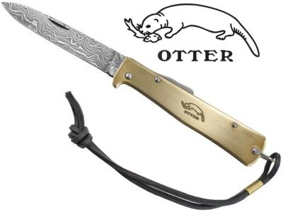 Couteau pliant Otter Mercator Damas - manche 11 cm laiton