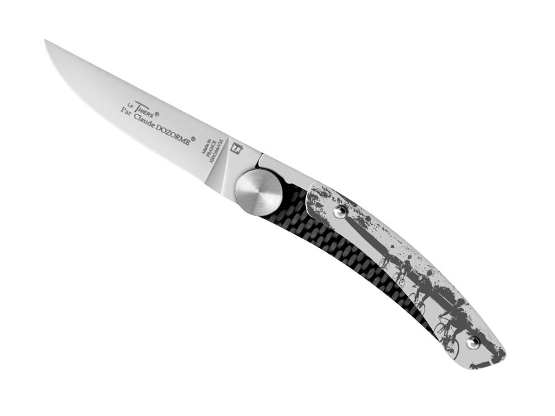 Couteau pliant Le Thiers® Jero C. Dozorme - manche 10.5 cm décor cyclisme