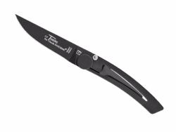 Couteau pliant Le Thiers® C. Dozorme full black - manche 10.5 cm