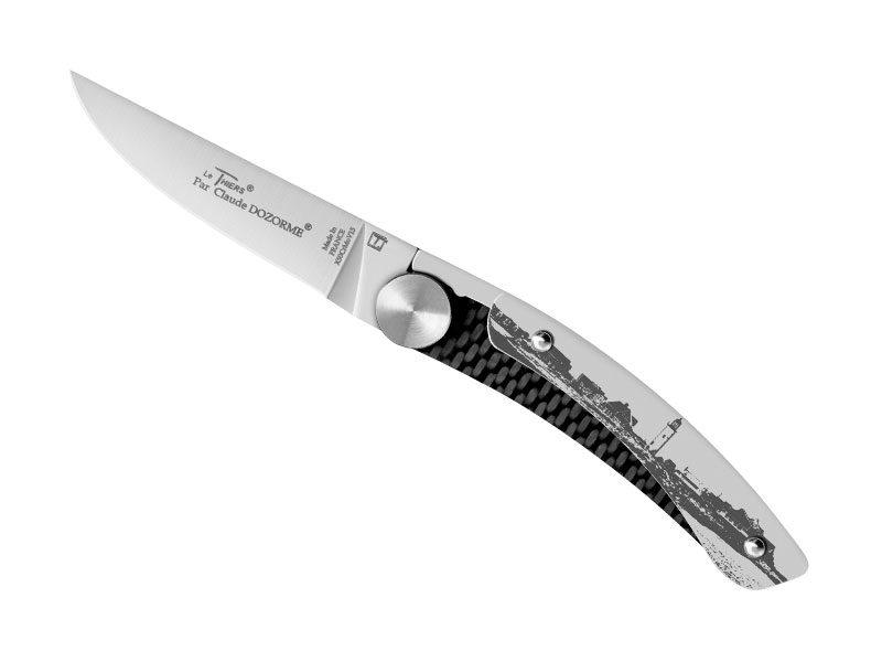 Couteau pliant Le Thiers® Jero C. Dozorme - manche 10.5 cm décor bords de mer