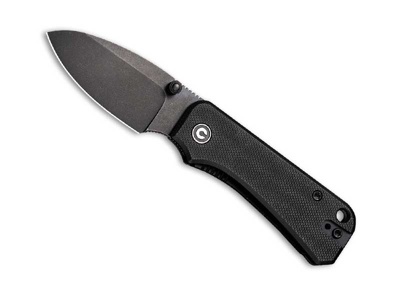 Couteau pliant Civivi Baby Banter blackwash - manche  8 cm G10 noir