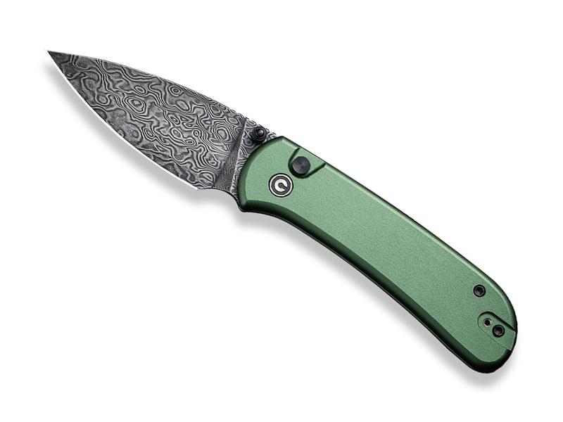 Couteau pliant CIVIVI QUBIT - manche 10,5 cm inox avec plaquettes aluminium vert