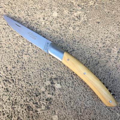Couteau "Le Thiers" avec tire bouchon 12 cm manche buis de BJB