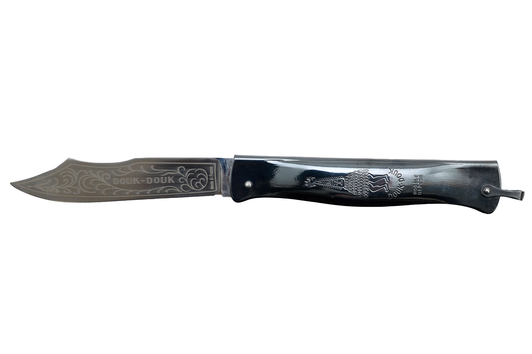 Couteau pliant Douk-Douk en coffret plumier - manche 14 cm métal bronze d'arme