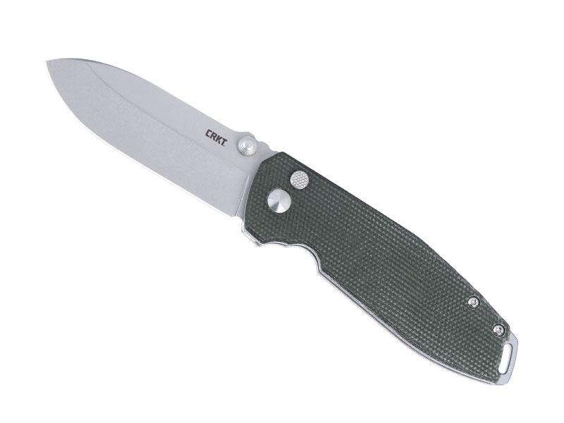 Couteau CRKT Squid XM - manche 10,5 cm micarta vert