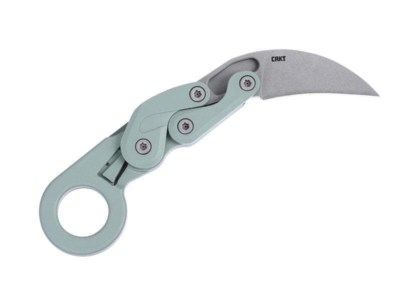 Couteau CRKT Provoke - manche 12,5 cm polyamide vert pastel