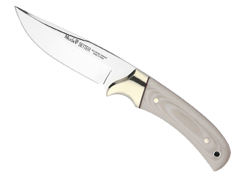 Poignard de chasse Muela Setter 11 cm - micarta beige