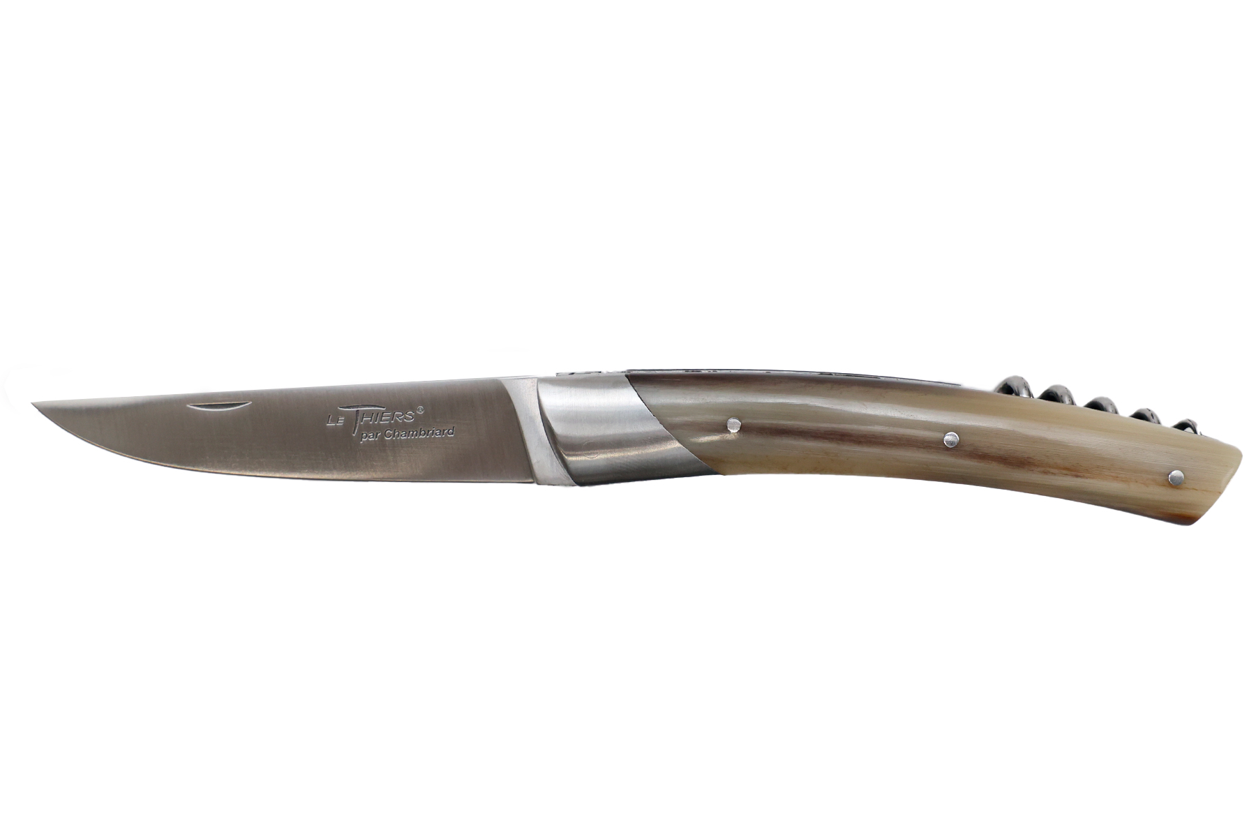 Couteau le Thiers par Chambriard "Grand Cru" manche en corne blonde