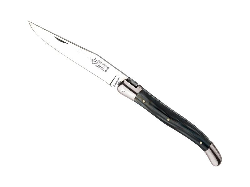 Couteau Laguiole G. David Arbalète mitres inox - manche façon corne 12 cm