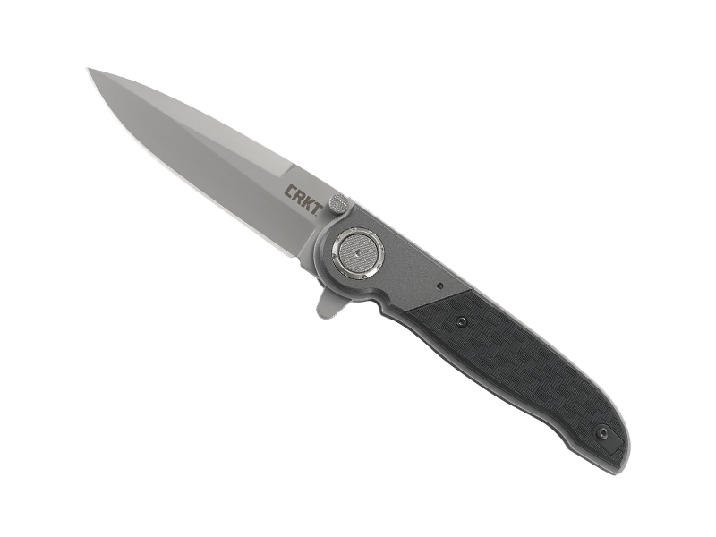 Couteau pliant CRKT M40-03 - manche 11,5 cm nylon/fibre de verre noir