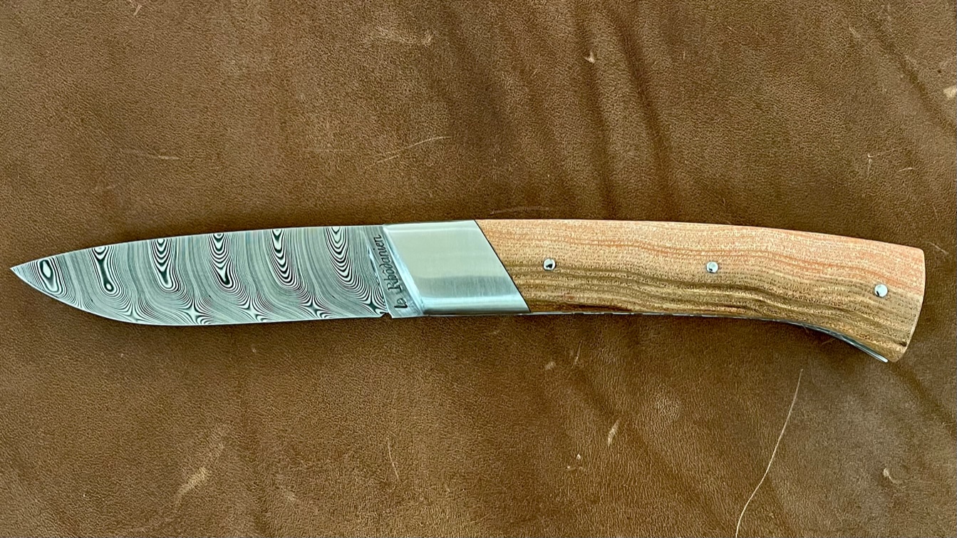 Couteau pliant de Région "Le Rhodanien" en bois de rose