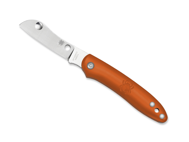 Couteau Spyderco Roadie - manche 7.5 cm orange