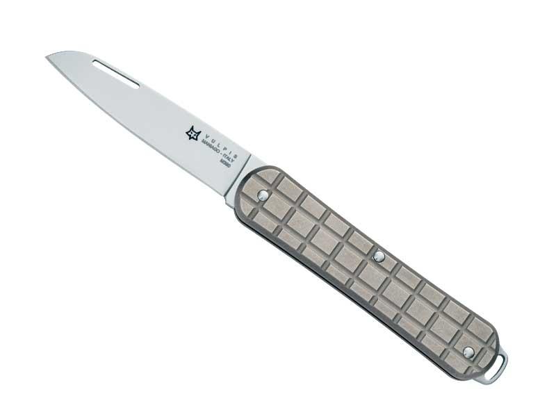 Couteau Fox Vulpis VP130 - manche 8 cm titanium