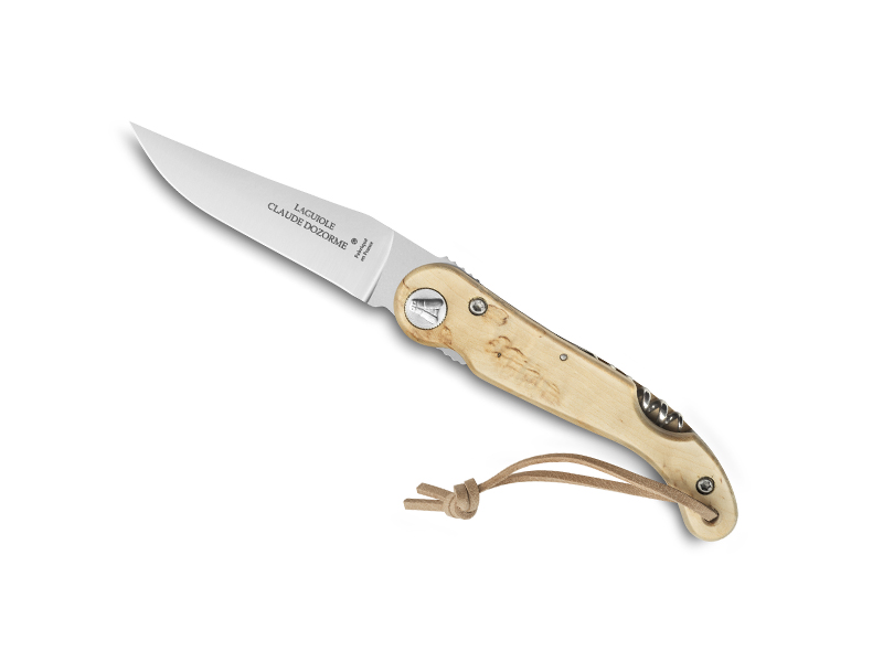 Couteau Laguiole C. Dozorme Baroudeur  2 pièces - manche 12 cm bouleau