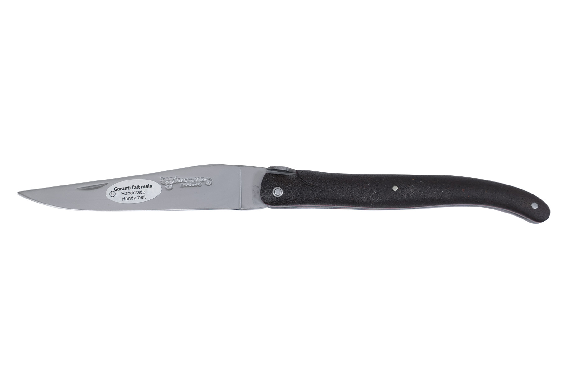 Couteau Laguiole en Aubrac 12cm brossé Jonquille - Terre d'Aubrac