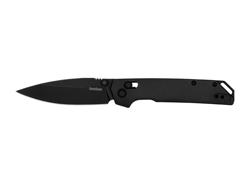 Couteau pliant Kershaw Irridium - manche 11,5 cm aluminium 6061 T6 anodisé noir