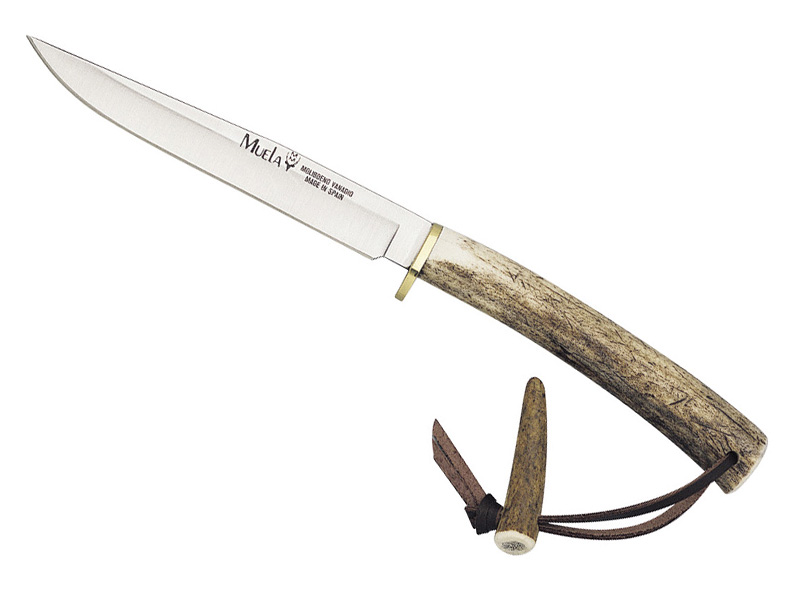 Poignard de chasse Muela Gredos 14 cm - manche bois de cerf