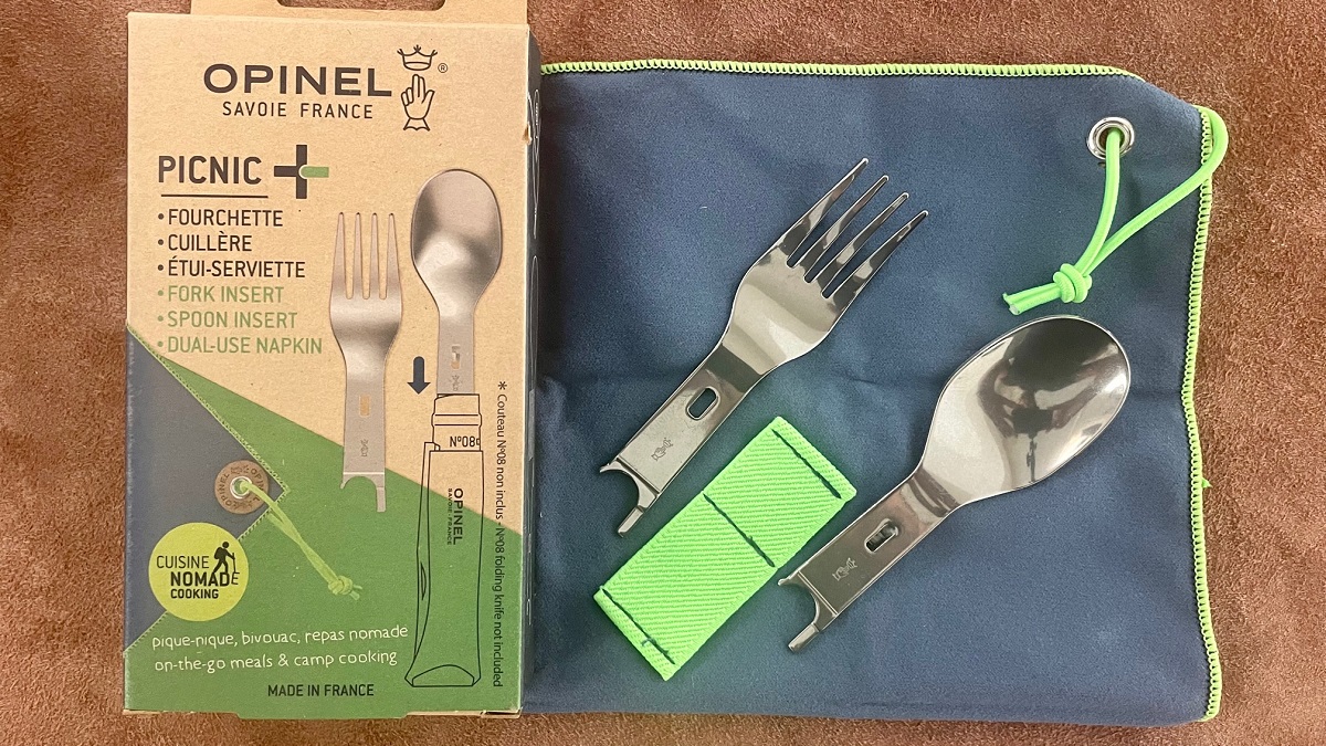 Set Opinel picnic + - cuillère - fourchette