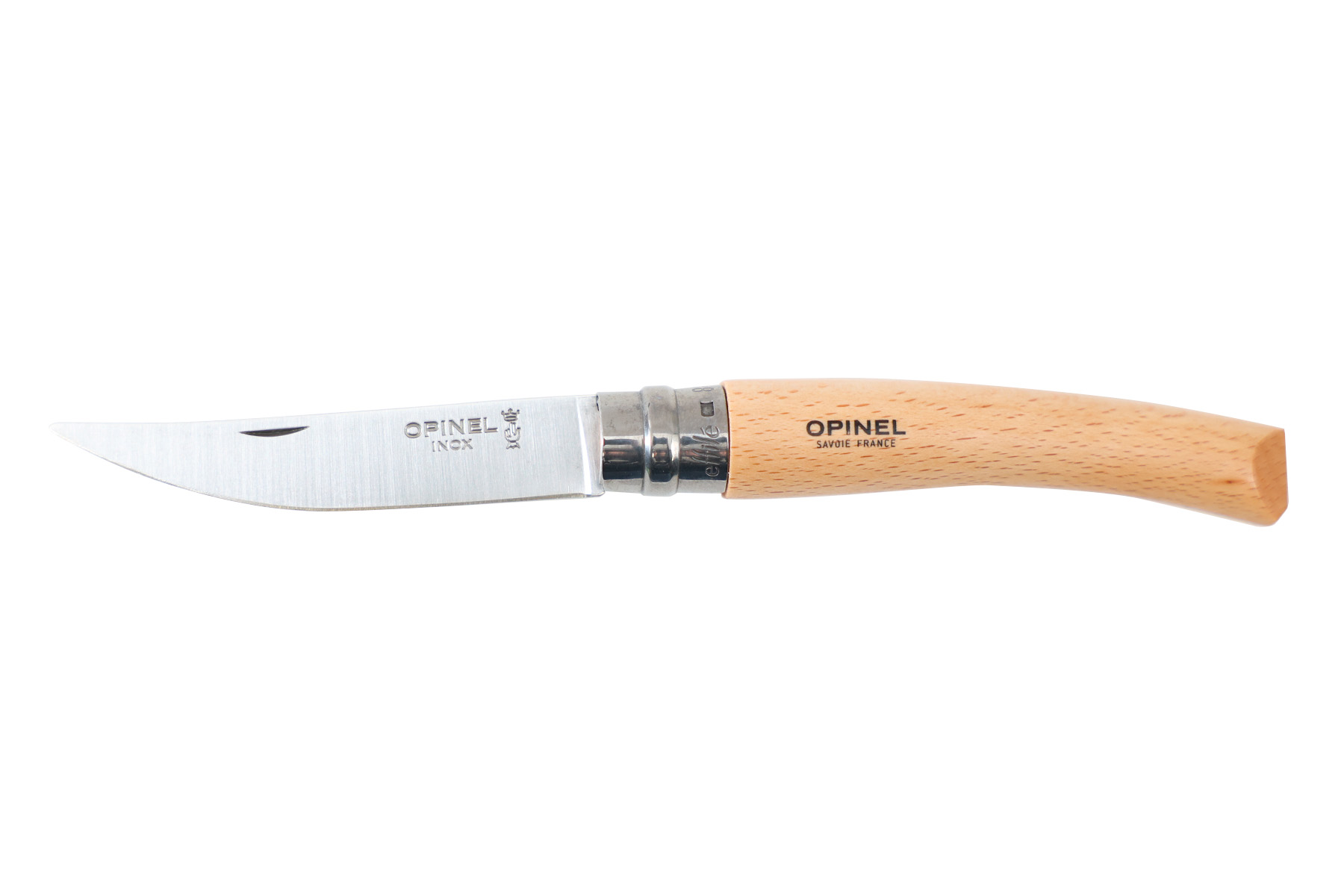 Couteau Opinel N°8 effilé en hêtre