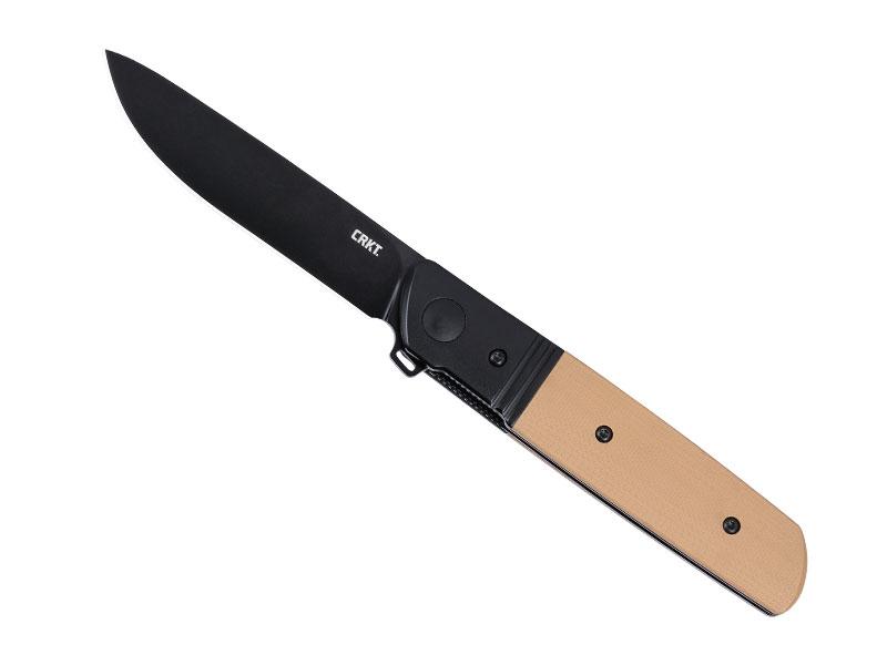 Couteau CRKT Bamboozled brun - manche 11,5 cm G10 brun