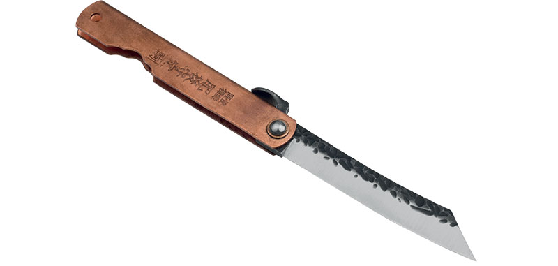 Couteau Higonokami Böker Irogane - manche 9 cm cuivre