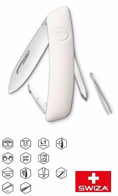 COUTEAU SUISSE SWIZA D02 BLANC