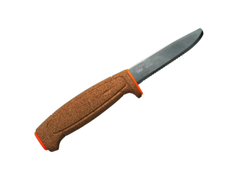 Poignard flottant Mora - liège/orange inox