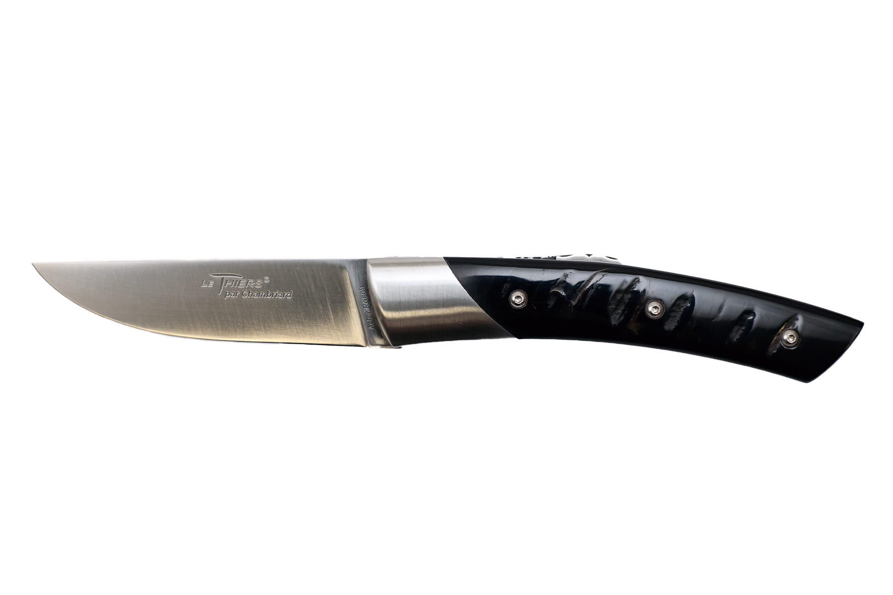 Couteau le Thiers par Chambriard "Trappeur" manche en corne de buffle