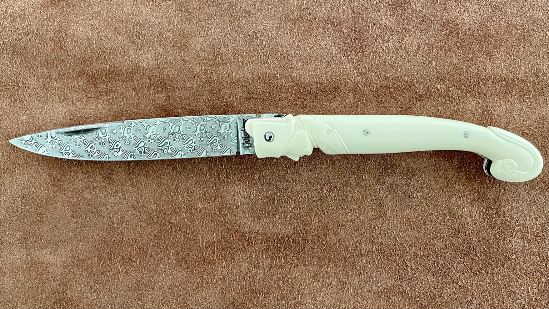 Couteau de collection par Philippe Voisssière modèle "Napoléon"