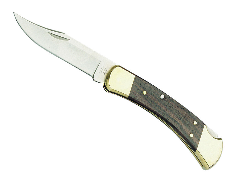 Couteau Buck 112 Ranger n° 0112BRS - manche 11 cm ébène