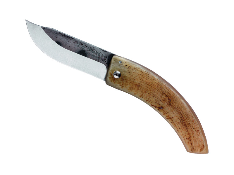 Couteau Lo Pastre - manche 12 cm corne de bélier