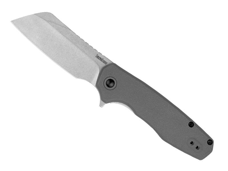 Couteau pliant Kershaw Wharf - manche 10 cm nylon/fibre de verre gris