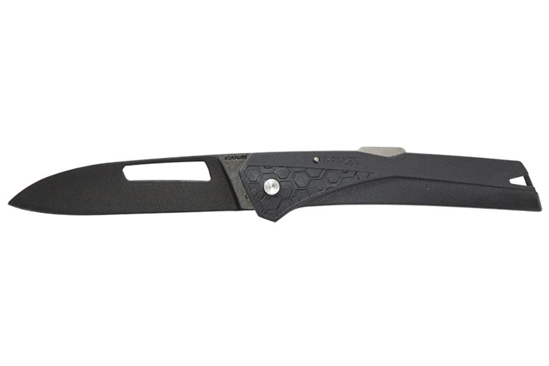Couteau pliant KIANA de Florinox - manche 11 cm gris Black Blade