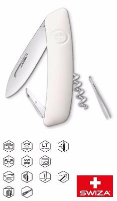 COUTEAU SUISSE SWIZA D01 BLANC