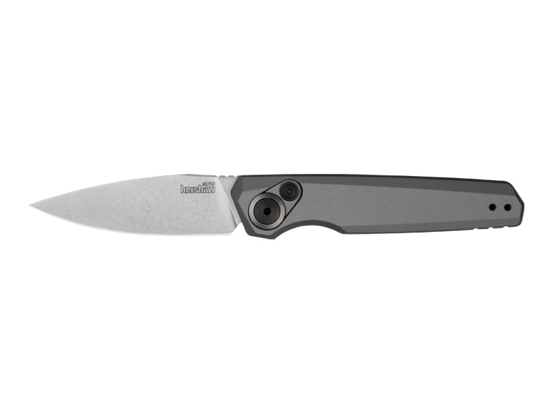 Couteau automatique Kershaw Launch 18  aluminium 6061-T6 anodisé gris