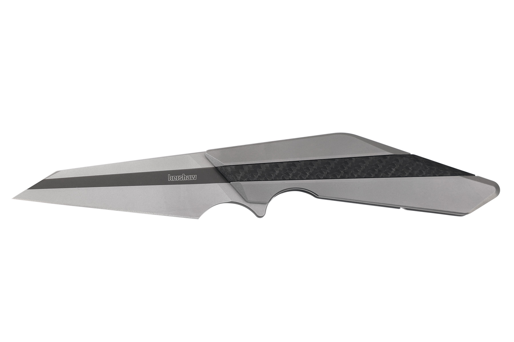 Couteau KERSHAW TILT - 50ème anniversaire -  Manche 15 cm titanium avec insert fibre de carbone