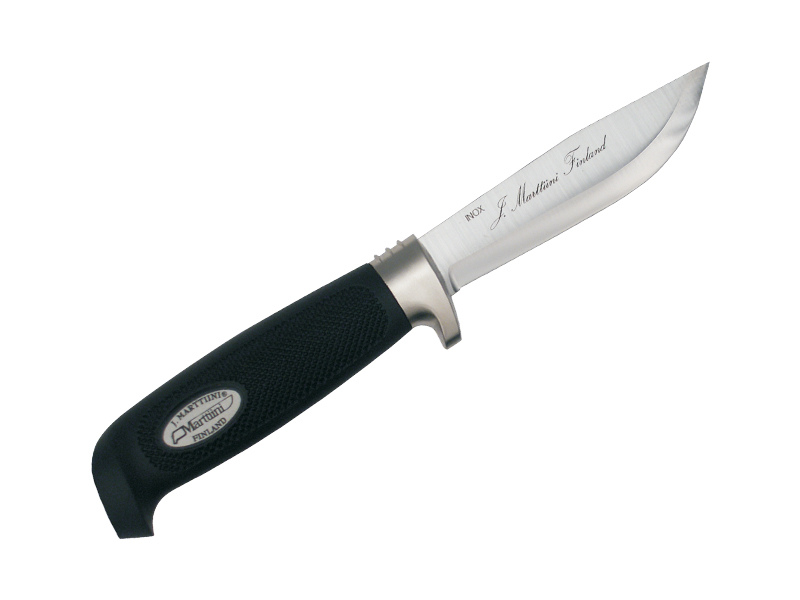 Poignard à dépecer Marttiini Basic lame skinner - manche gomme noire