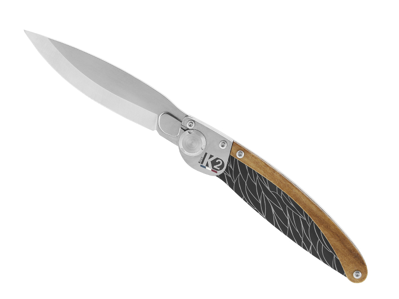 Couteau K2® - manche 11,5 cm décor plumes