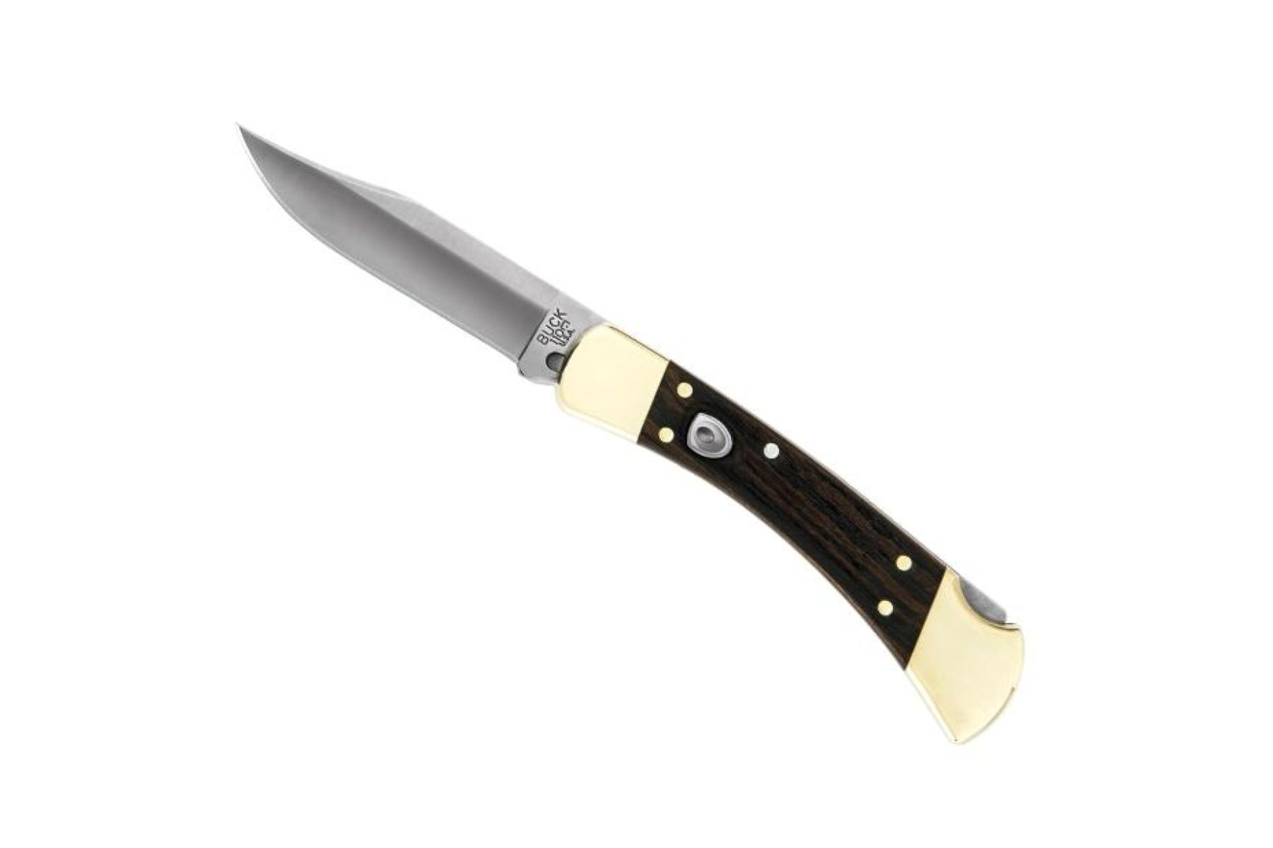 Couteau automatique Buck 110 Hunter n° 0110BRSA - manche 12,5 cm ébène