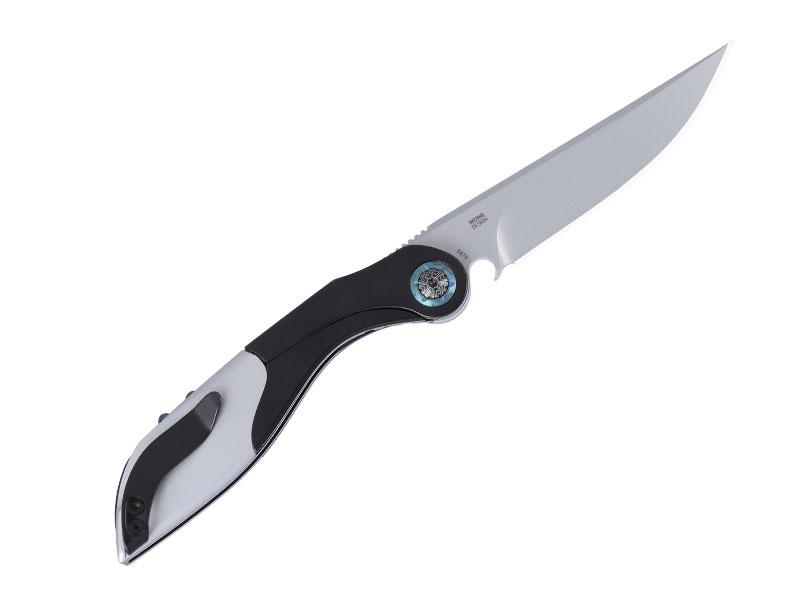 Couteau CRKT Fial - manche 11,5 cm acier gris/noir