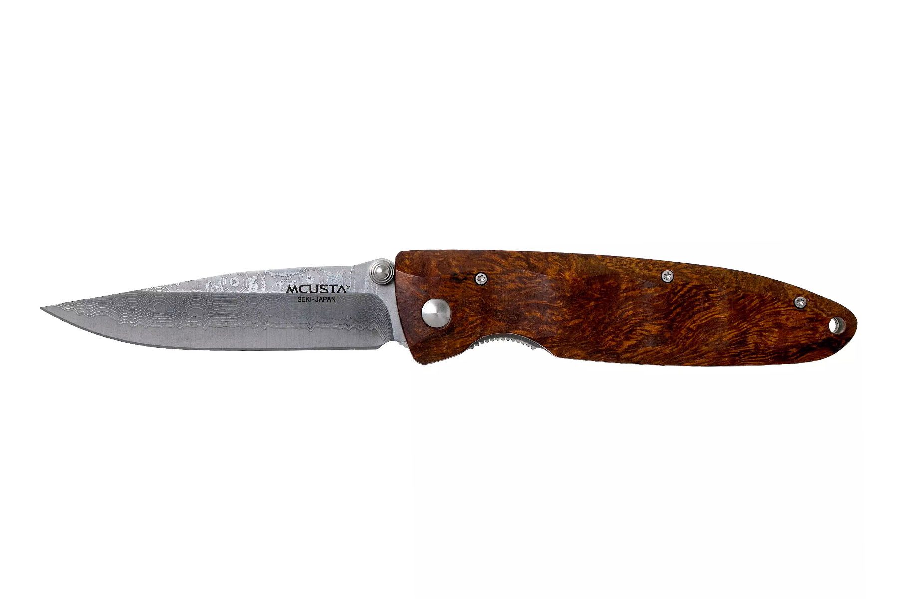 Couteau japonais Mcusta - manche en plaquettes en bois de fer 11 cm