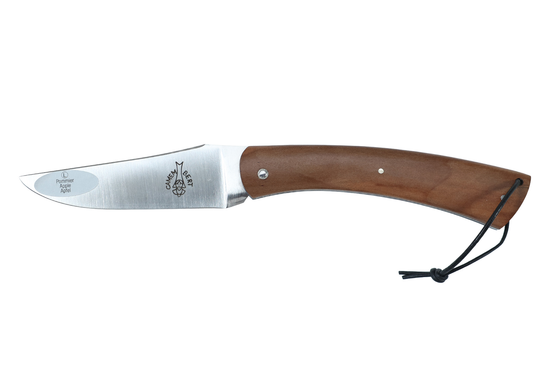 Couteau Régional cran forcé "Le Camembert" - pommier