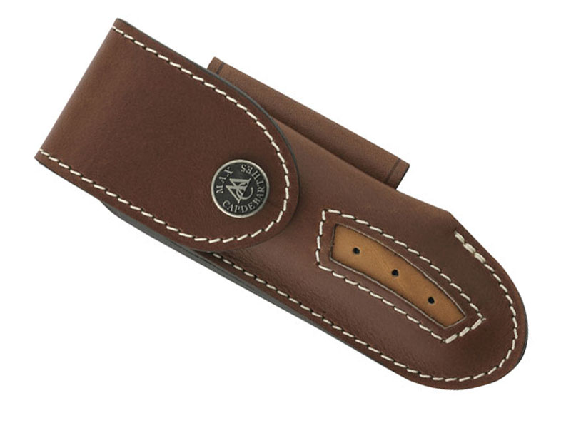 Etui cuir marron Le Thiers Max Capdebarthes pour couteaux 12 cm
