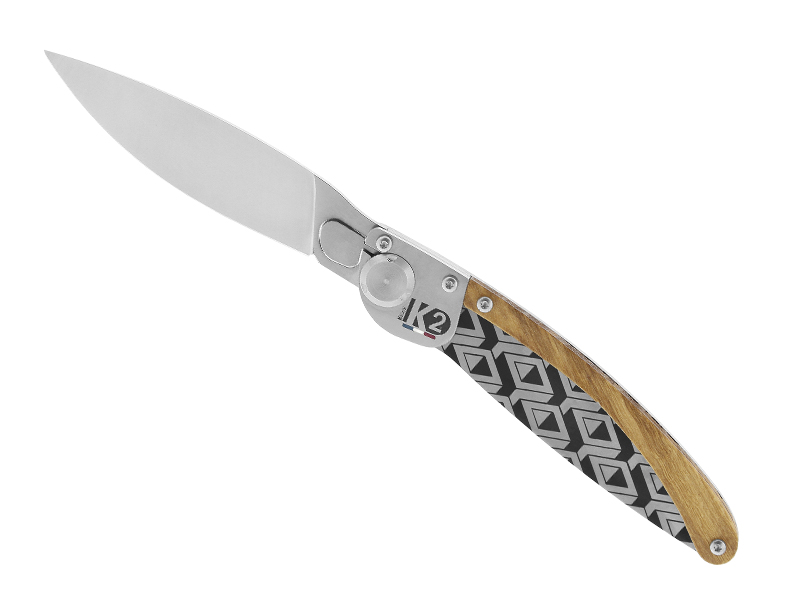 Couteau K2® - manche 11,5 cm décor perspectives