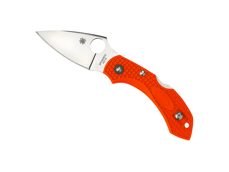 Couteau Spyderco Dragonfly 2 - manche 8 cm nylon/fibre de verre orange